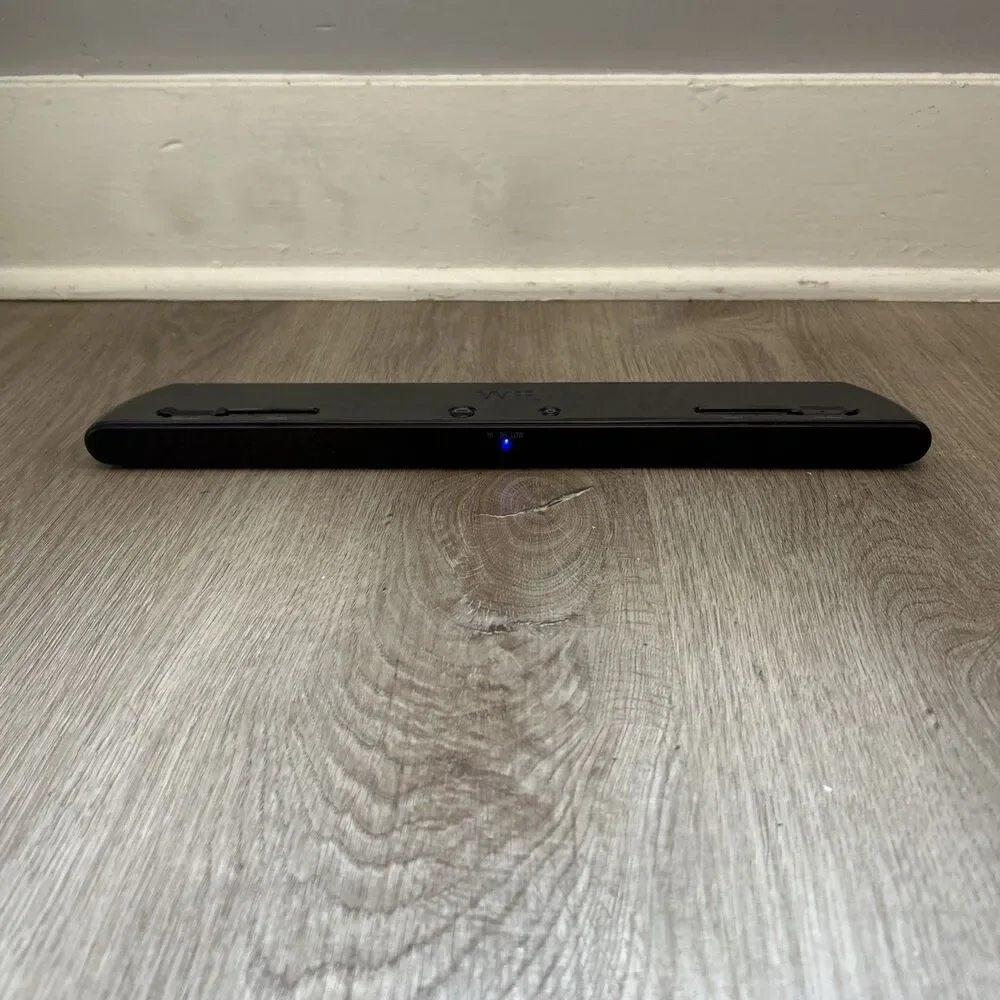 Nintendo Wii Ultra Sensor Bar Black Wireless 091002 Genuine OEM Tested Working